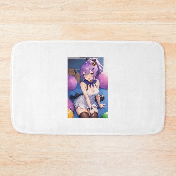 Item preview, Javelin Azur Lane Kawaii Purple Hair Anime Girl Art designed and sold by iloveanimechibi.