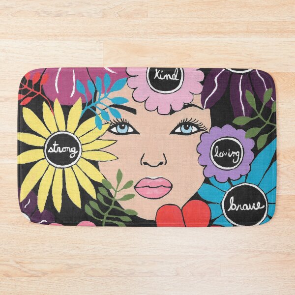 Item preview, Beautiful Woman Empowerment Floral Sayings designed and sold by Sartoris Art.