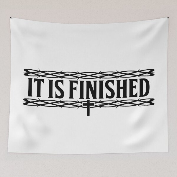 Item preview, "It is Finished" - Jesus | Crown of Thorns | Christianity  designed and sold by ProdbyNiECO.