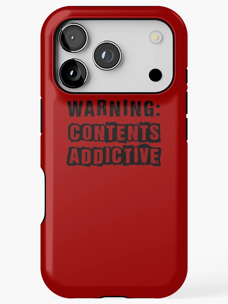 Thumbnail 1 of 4, iPhone Case, Warning: Contents Addictive designed and sold by DesignVal.