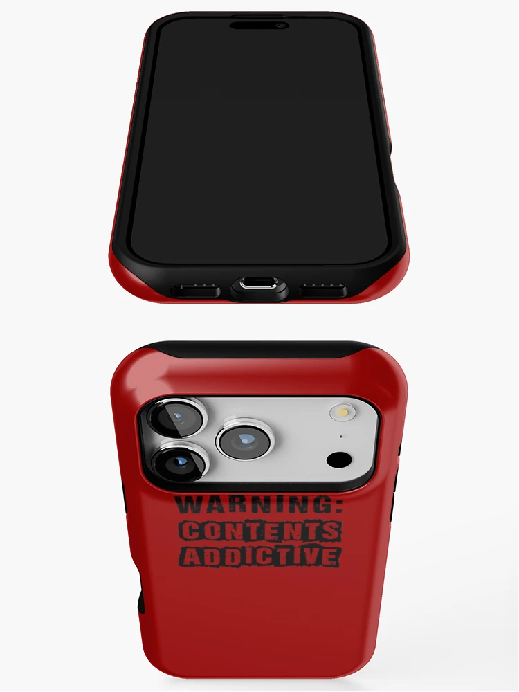 Thumbnail 3 of 4, iPhone Case, Warning: Contents Addictive designed and sold by DesignVal.
