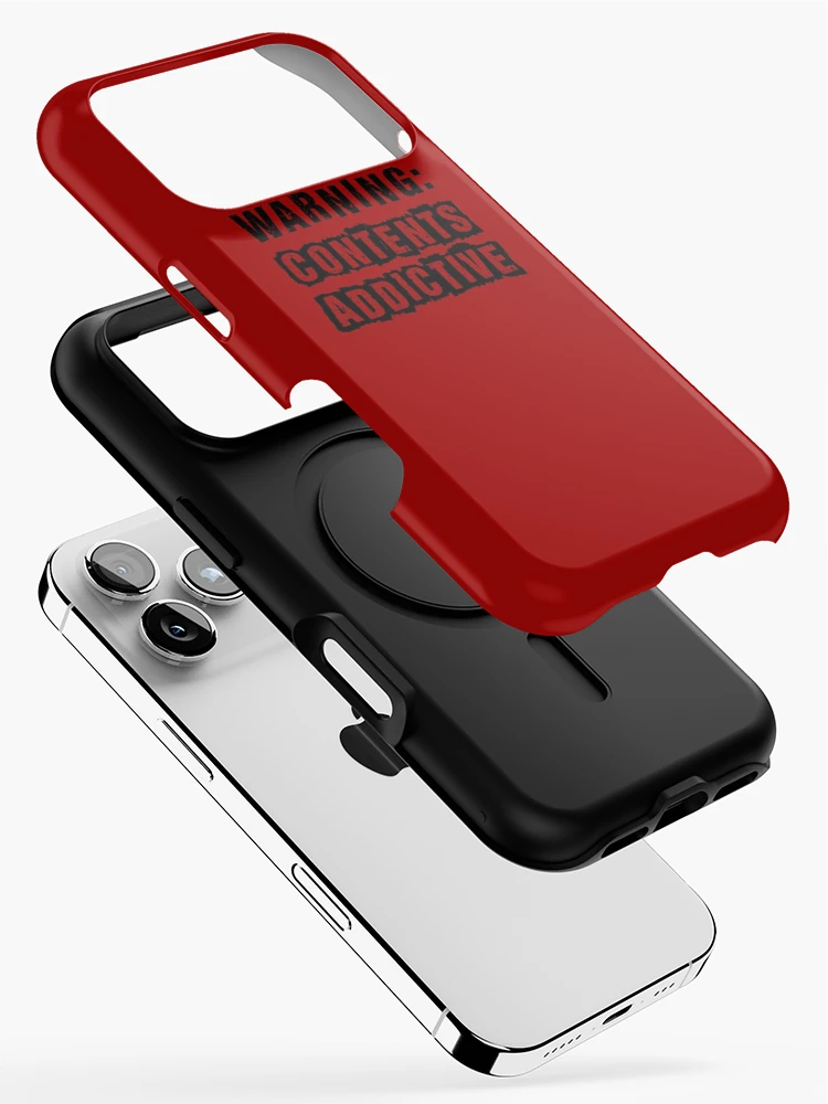 Thumbnail 2 of 4, iPhone Case, Warning: Contents Addictive designed and sold by DesignVal.