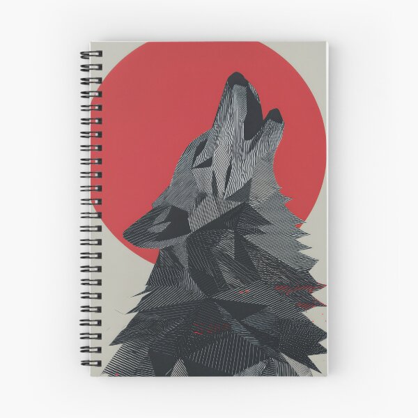 Item preview, Fractured Howl – Geometric Wolf Spirit designed and sold by wolfgangrainer.