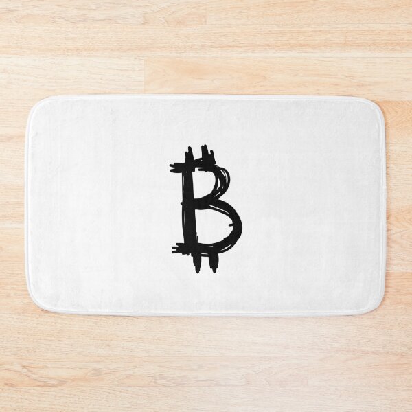 Item preview, Bitcoin Icon Doodle Black designed and sold by CyberRex.