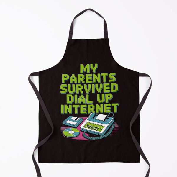 Item preview, My Parents Survived Dial Up Internet – Nostalgic 1990s Tech Humor Quote designed and sold by Redgiant87x.