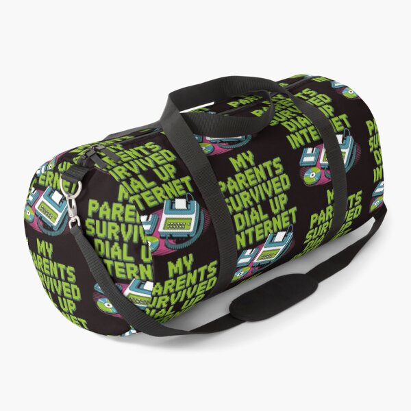 Item preview, My Parents Survived Dial Up Internet – Nostalgic 1990s Tech Humor Quote designed and sold by Redgiant87x.