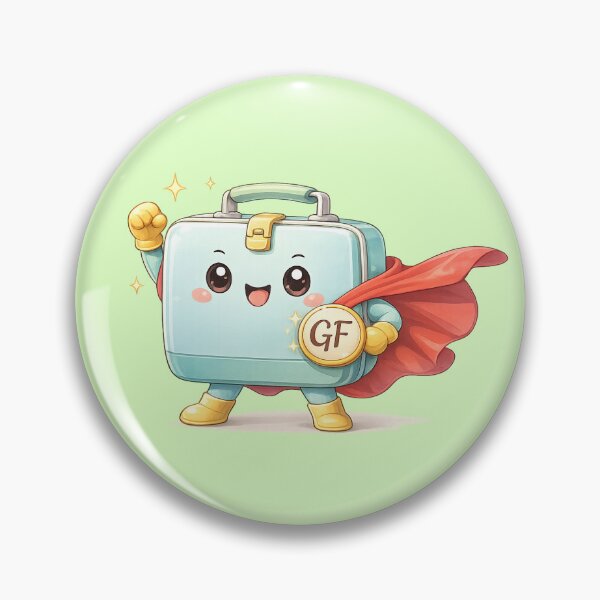 Item preview, unchbox Hero – Cute Gluten Free Superhero | GF Kids Lunch Design designed and sold by My Gluten Free Life UK.