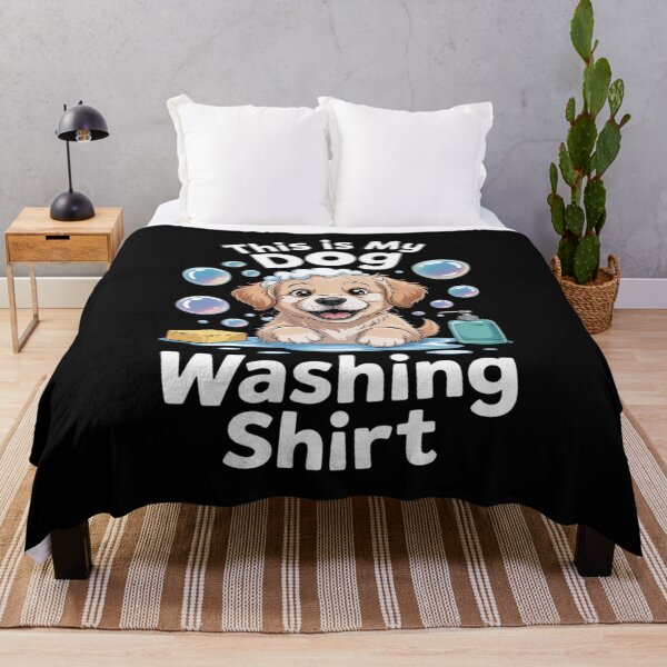 Item preview, Funny Dog Washing Day designed and sold by HORIZBoutique.