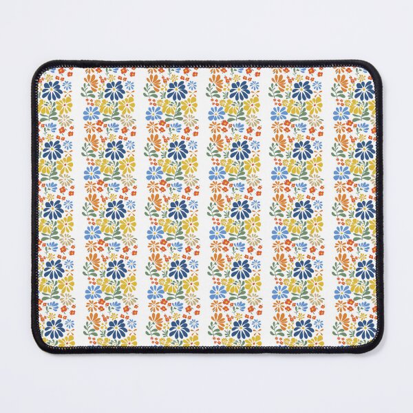 Item preview, Floral abstract pattern for vinyl tablecloth, wallpaper, back, bright colors on white background, like in the house. designed and sold by Natalia4321.