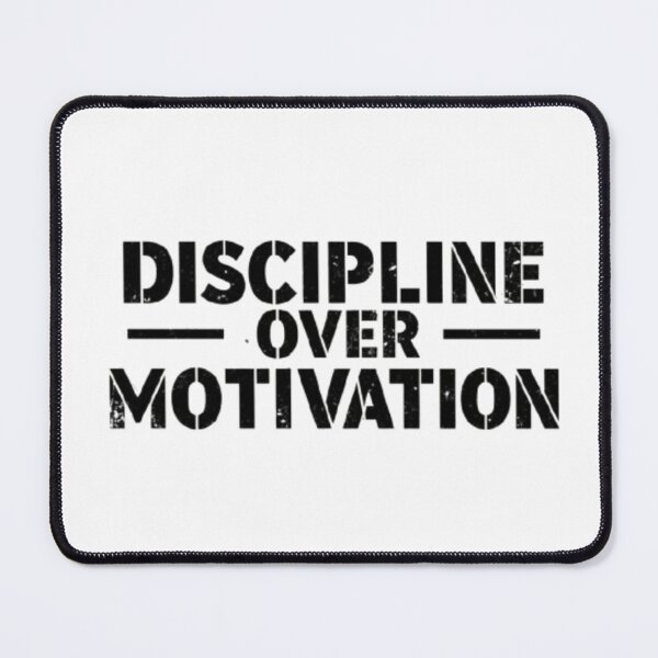 Item preview, Discipline Over Motivation – Gym & Fitness Mindset Quote T-Shirt designed and sold by rsuniquestyle.