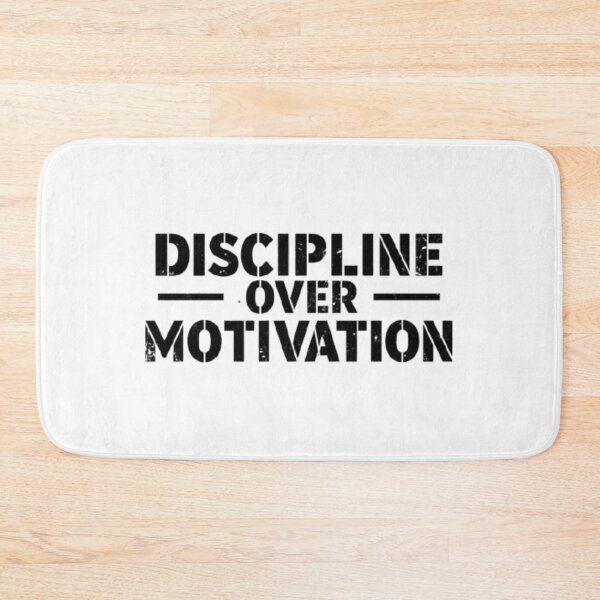 Item preview, Discipline Over Motivation – Gym & Fitness Mindset Quote T-Shirt designed and sold by rsuniquestyle.