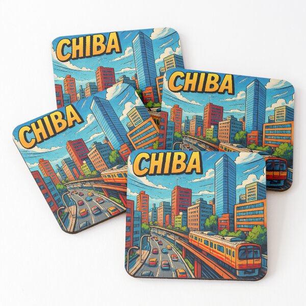 Item preview, Chiba, city | Comics stylCartoone -  designed and sold by ComicsFactory.