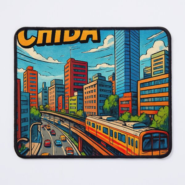 Item preview, Chiba, city | Comics stylCartoone -  designed and sold by ComicsFactory.