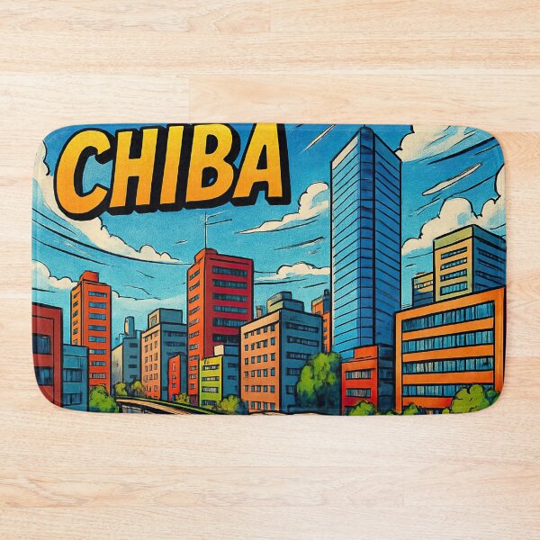 Item preview, Chiba, city | Comics stylCartoone -  designed and sold by ComicsFactory.