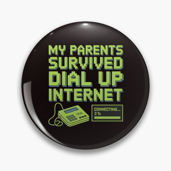 Item preview, My Parents Survived Dial Up Internet – Funny Tech Humor from the 1990s designed and sold by Redgiant87x.