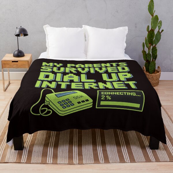 Item preview, My Parents Survived Dial Up Internet – Funny Tech Humor from the 1990s designed and sold by Redgiant87x.