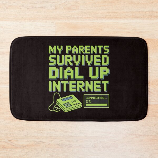 Item preview, My Parents Survived Dial Up Internet – Funny Tech Humor from the 1990s designed and sold by Redgiant87x.
