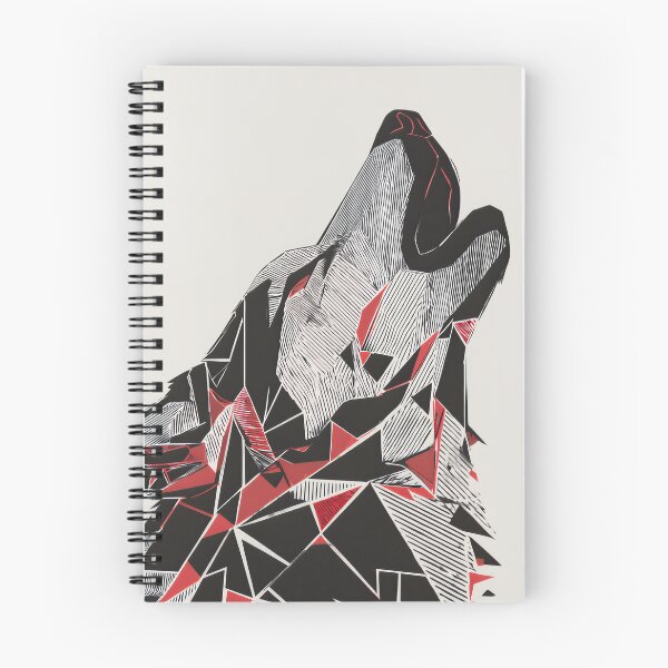 Item preview, Fractured Howl – Geometric Wolf Spirit designed and sold by wolfgangrainer.