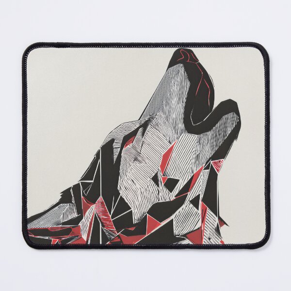 Item preview, Fractured Howl – Geometric Wolf Spirit designed and sold by wolfgangrainer.