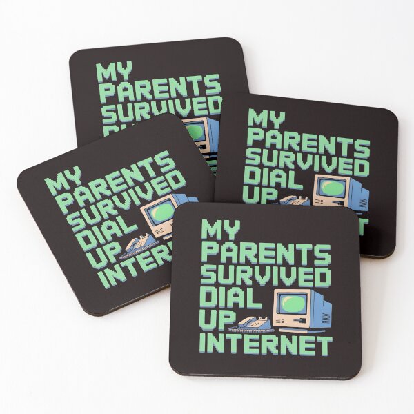 Item preview, My Parents Survived Dial Up Internet – 1990s Nostalgic Tech Joke designed and sold by Redgiant87x.