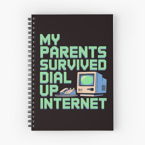 Item preview, My Parents Survived Dial Up Internet – 1990s Nostalgic Tech Joke designed and sold by Redgiant87x.