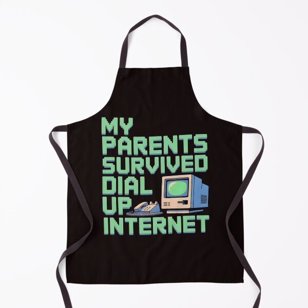 Item preview, My Parents Survived Dial Up Internet – 1990s Nostalgic Tech Joke designed and sold by Redgiant87x.