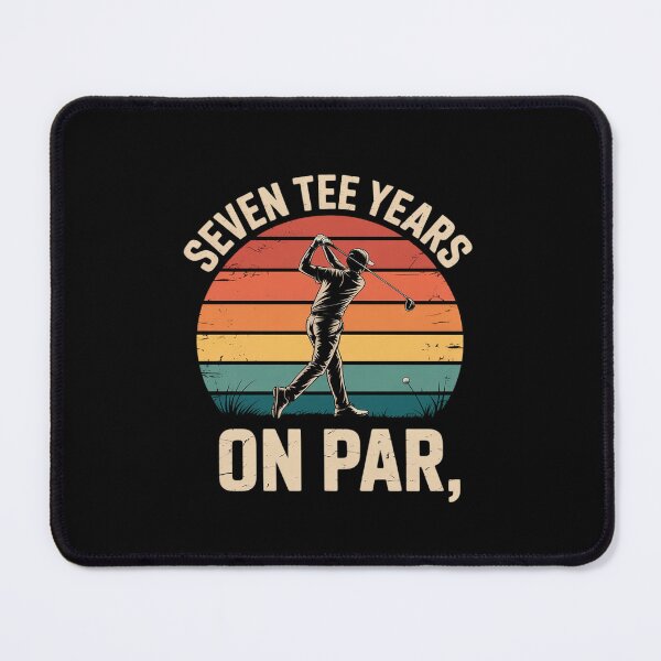 Item preview, Seven Tee Years on Par Golf Lover Golfing 70 Years Birthday designed and sold by DigitaldeligArt.
