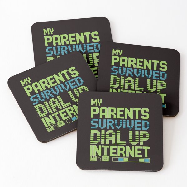 Item preview, My Parents Survived Dial Up Internet – Retro Tech Humor Design designed and sold by Redgiant87x.