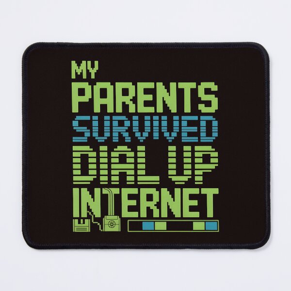 Item preview, My Parents Survived Dial Up Internet – Retro Tech Humor Design designed and sold by Redgiant87x.