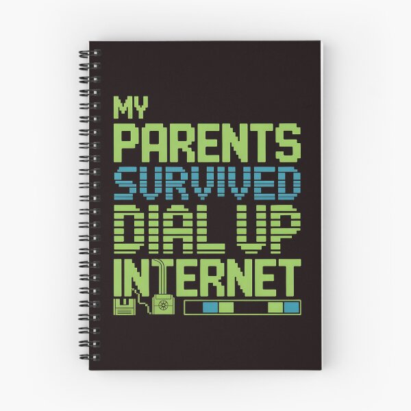 Item preview, My Parents Survived Dial Up Internet – Retro Tech Humor Design designed and sold by Redgiant87x.