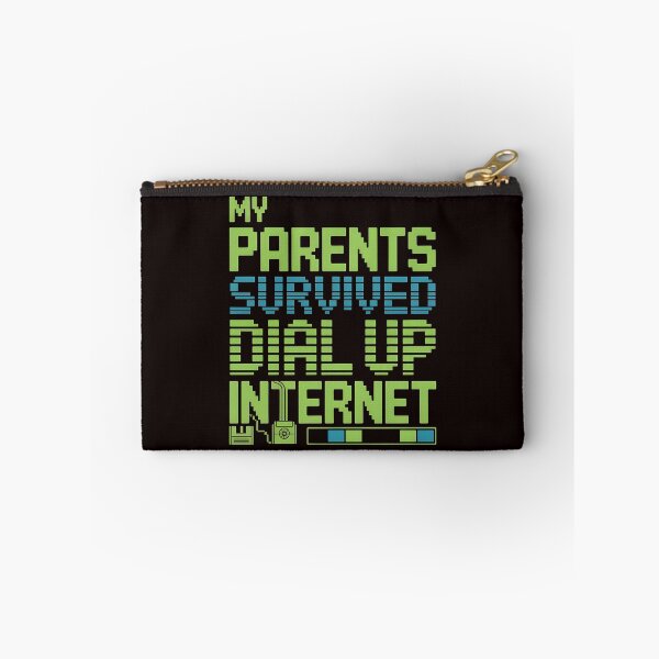 Item preview, My Parents Survived Dial Up Internet – Retro Tech Humor Design designed and sold by Redgiant87x.