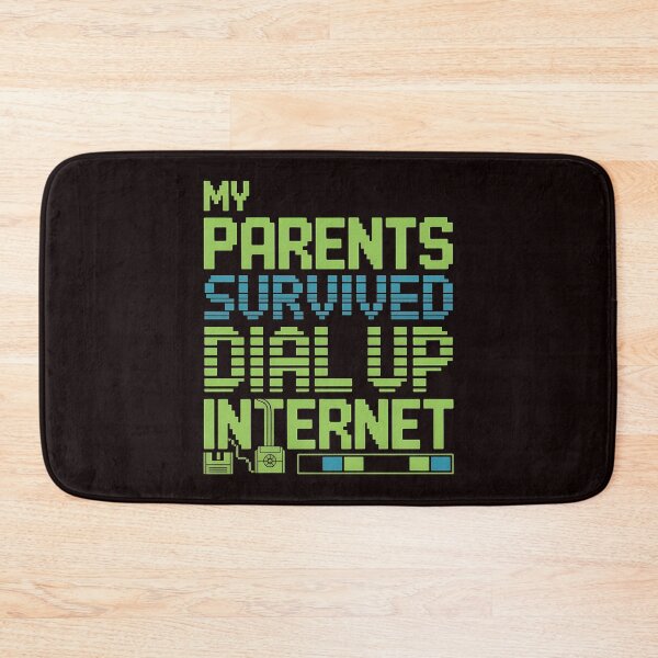 Item preview, My Parents Survived Dial Up Internet – Retro Tech Humor Design designed and sold by Redgiant87x.