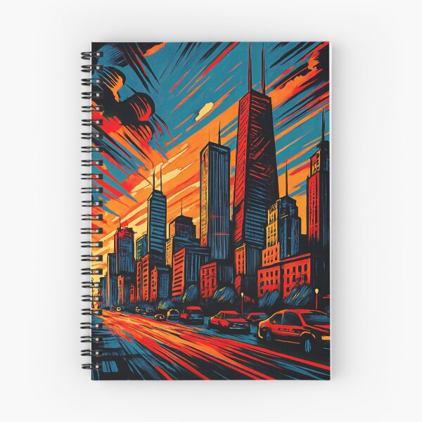 Item preview, chicago, city | Comics stylCartoone -  designed and sold by ComicsFactory.