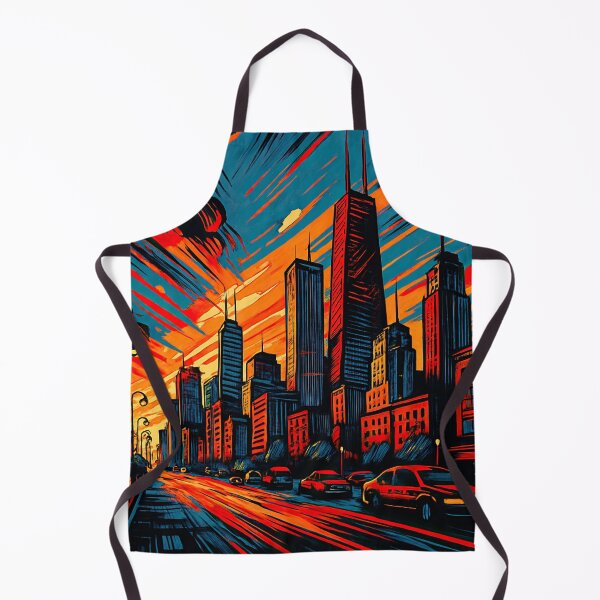 Item preview, chicago, city | Comics stylCartoone - designed and sold by ComicsFactory.