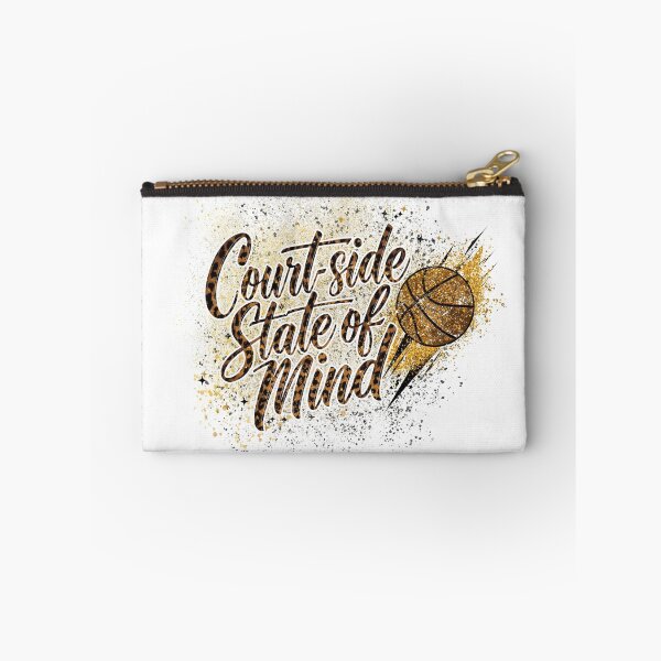 Item preview, Courtside State of Mind - Leopard Print & Gold Glitter Basketball Graphic designed and sold by CulDeSacCreate.
