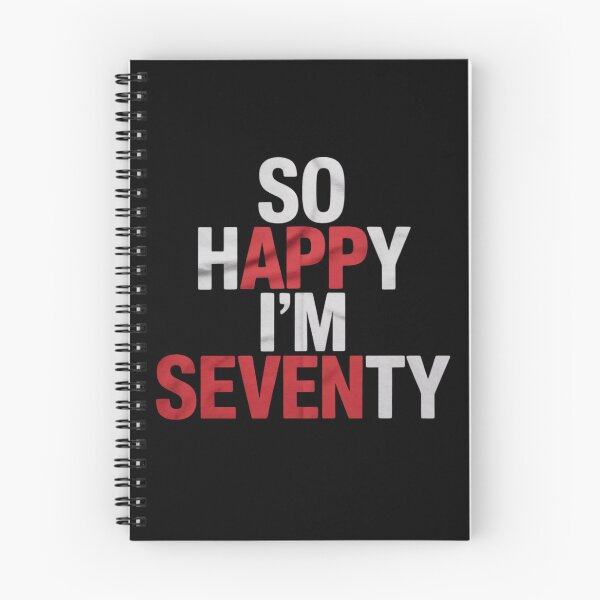 Item preview, So Happy I'm Seventy Gag 70th Birthday 70 Years Old designed and sold by DigitaldeligArt.