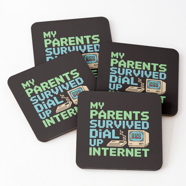 Item preview, My Parents Survived Dial Up Internet – Nostalgic 90s Internet Humor designed and sold by Redgiant87x.