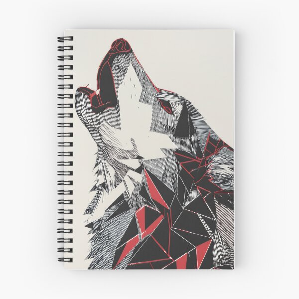 Item preview, Fractured Howl – Geometric Wolf Spirit designed and sold by wolfgangrainer.