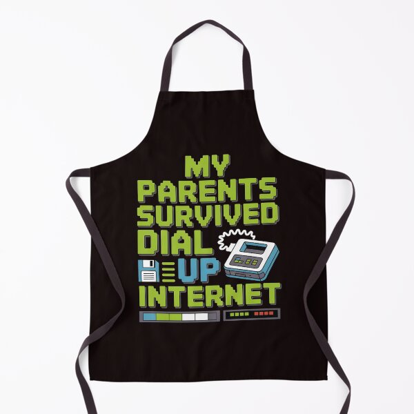 Item preview, My Parents Survived Dial Up Internet – Funny Nostalgic Tech Quote designed and sold by Redgiant87x.