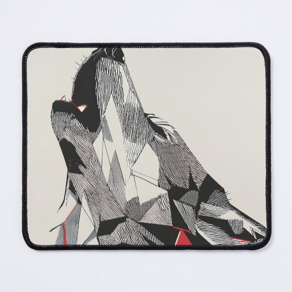 Item preview, Fractured Howl – Geometric Wolf Spirit designed and sold by wolfgangrainer.