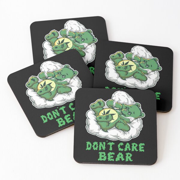 Item preview, Dont Care Bear Smoking Weed Cannabis Marijuana 4:20 Stoner designed and sold by pansak.