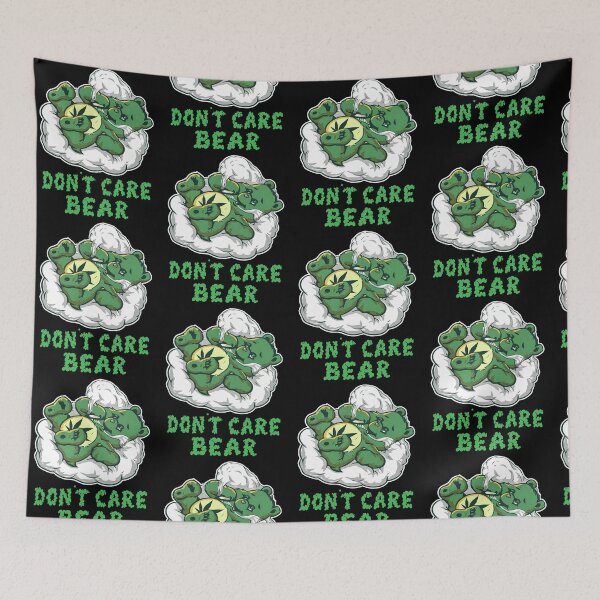 Item preview, Dont Care Bear Smoking Weed Cannabis Marijuana 4:20 Stoner designed and sold by pansak.