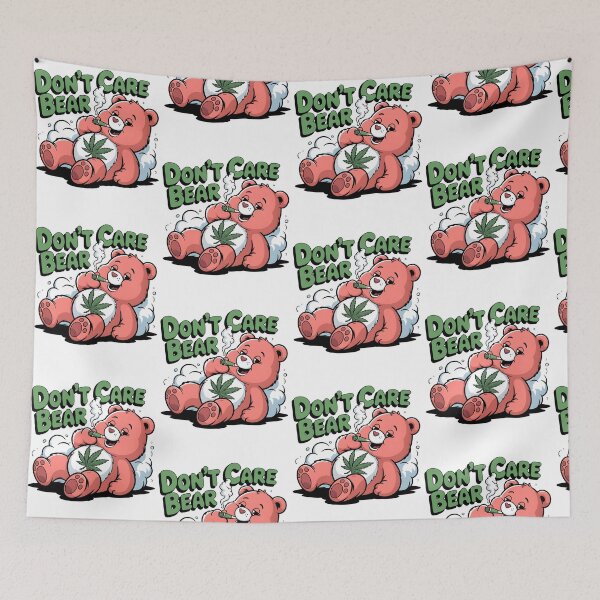 Item preview, Weed Bear Herb Don't Care Bear Funny Bear Marijuana Cannabis designed and sold by pansak.