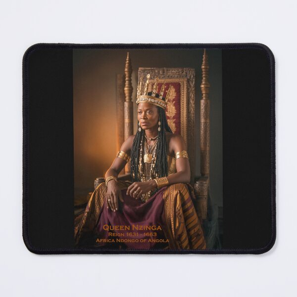 Item preview, QUEEN NZINGA - Reign 1631-1663 AFRICA NDONGO of ANGOLA designed and sold by DBM Photo Art 1.