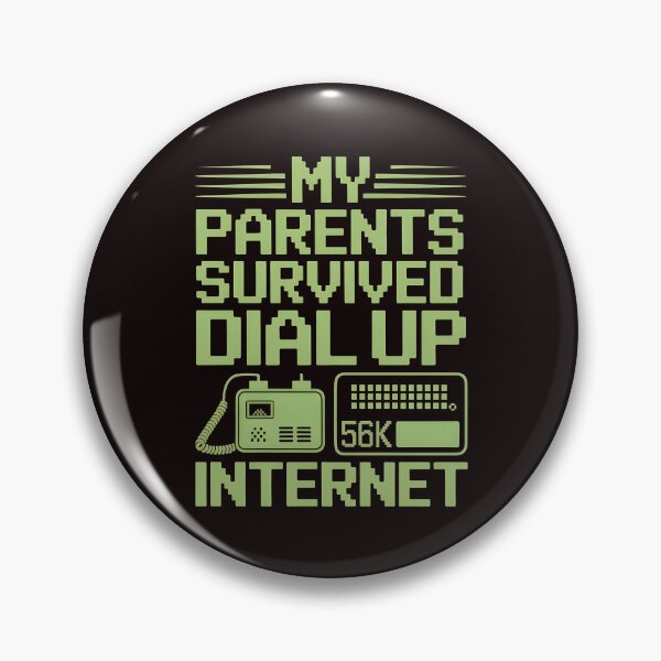 Item preview, My Parents Survived Dial Up Internet – Classic 1990s Tech Humor Design designed and sold by Redgiant87x.