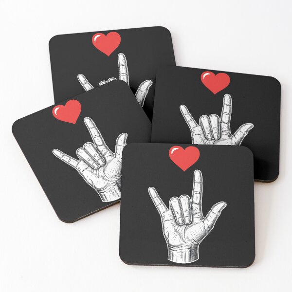 Item preview, I Love You Hand Sign ASL Valentines Day designed and sold by OlakunleOloroz.