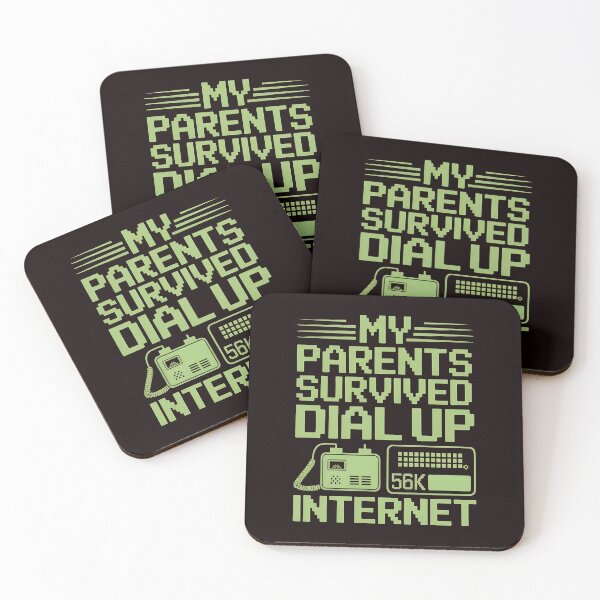Item preview, My Parents Survived Dial Up Internet – Classic 1990s Tech Humor Design designed and sold by Redgiant87x.