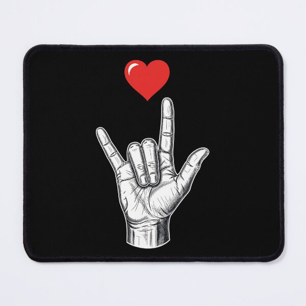 Item preview, I Love You Hand Sign ASL Valentines Day designed and sold by OlakunleOloroz.