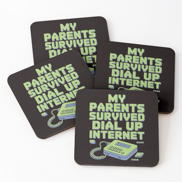 Item preview, My Parents Survived Dial Up Internet – Nostalgic Internet Era Joke designed and sold by Redgiant87x.