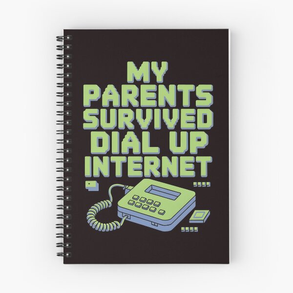 Item preview, My Parents Survived Dial Up Internet – Nostalgic Internet Era Joke designed and sold by Redgiant87x.